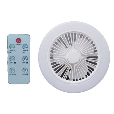 Bottone 3-Speed USB Electric Fan Night Light Ceiling Fan Canopy Fans with Remote Control Tent Must Have Item 23cm 9inch