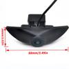 Front Camera for Nissan Qashqai J10 J11 Pathfinder R51 Tiida March Patrol X-Trail, AHD Fisheye Front View Camera view 2