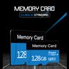 2 Pack 128 GB Micro Memory Card with Adapter, TF Memory Card Class 10, Mini Memory sd Card for Camera/Smartphone/Tablet/Drone (Blue 128GB*2) view 3