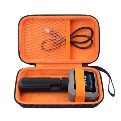 Garmin Xero C1 Pro Ballistic Precision Chronograph Carrying Case, Inlay Organizer with Mesh Pocket for USB Cable, Cleaning Cloth, USB Charging Adapter, Black + Orange (Black&Orange3)