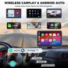 Losuudy 4 Channel Backup Camera Dash Cam System for Trucks, RVs, Trailers, Carplay & Android Auto, 10'' Touch Screen Monitor & DVR Recording, 4 HD1080P Wired Rearview Reverse Cameras IP68-rated.. view 3