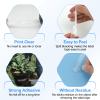 GREENCYCLE Compatible for DYMO D1 Label Maker Tape 45020 S0720600 White on Clear, 1/2 Inch x 23 Ft for DYMO LabelManager 160 420P 210D 280 360D PnP view 3