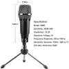ELUKHT USB Microphone,Plug &Play Home Studio USB Condenser Microphone for Phone, Recordings, Voice Search view 4