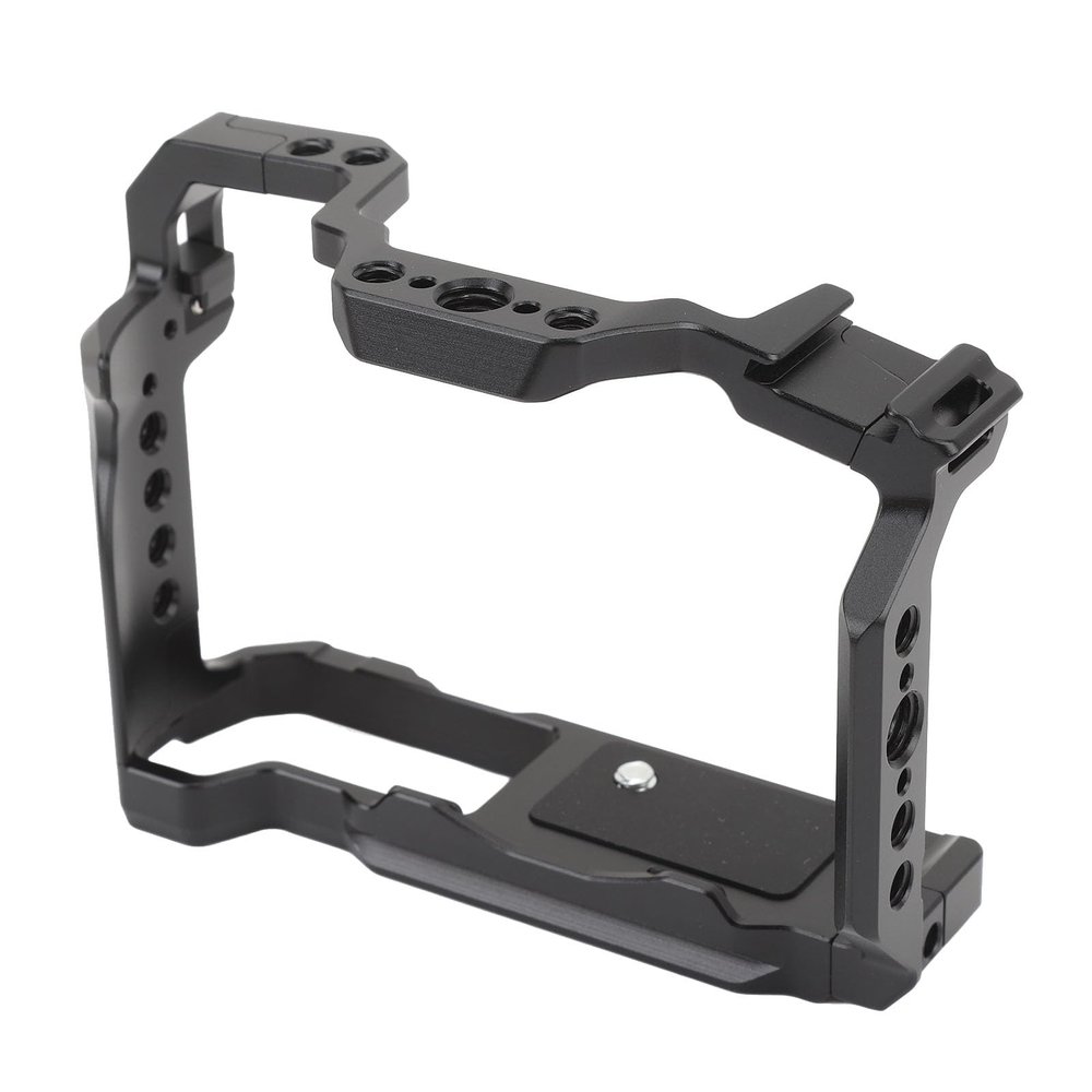 Camera Cage for R50 Camera, Aluminum Camera Rig Camera Cage with 1/4inch 3/8inch Threaded Hole.