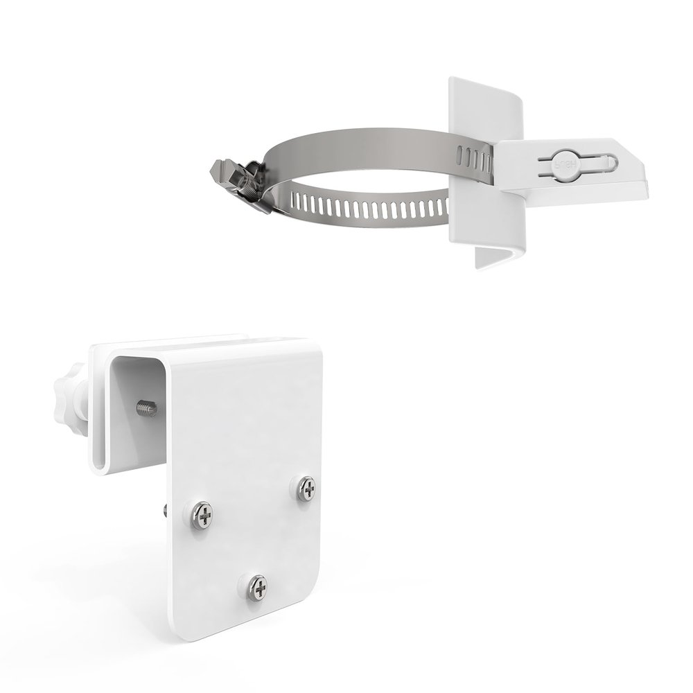 Koroao Gutter Mount and Pole Mount Compatible with Eufy Security SoloCam S340, Solar Security Camera