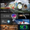 1.43'' AMOLED Display GPS Smartwatch, 50M Waterproof, Compass, Altitude, Fitness Tracker Long Standby Android & iOS Compatible Smart Watch Bluetooth Call & Receive Text Sports Watch Men (Silver) view 3