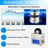 BTURYT Ultrasonic Cleaner of Automatic Vinyl Discs with Heater and Timer, 7-12-Inch Vinyl Cleaning Machine and 8 Discs, Vinyl Record Cleaner Kit ~/ view 3