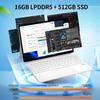 FUNYET 2 in 1 Laptop Touchscreen, 14 Inch Tablet Laptop Computer, 12th Gen N100 Processor, 16GB DDR5 RAM, 512GB SSD, 1920 x 1200, Wi-Fi 6, BT5.2, Backlit Keyboard, Windows 11 Pro view 2