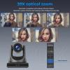 ADKIDO PTZ Camera Bundle with HDMI/SDI/USB/IP Streaming auto-Tracking (1 x 20x and 1 x 30x ptz Camera) view 4