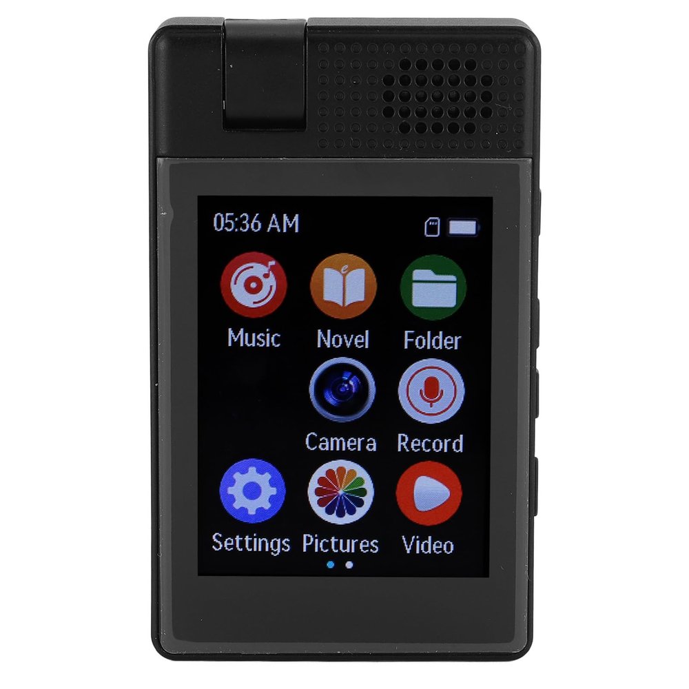 Portable MP4 Player, High Definition Screen 2.5 Inch Camera and Voice Recorder, Long Battery Life, 5.3, Music Player