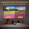 ALR Projector Screen for Standard Throw- Wall Mounted - High Contrast 70% ALR High Brightness 2.7X Gain - 120 inch 16:9 Gray Screen-by SilverMagic view 3