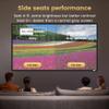 ALR Projector Screen for Standard Throw- Wall Mounted - High Contrast 70% ALR High Brightness 2.7X Gain - 120 inch 16:9 Gray Screen-by SilverMagic view 4