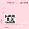 (3Pcs) Baseball Mom Like a Normal Mom Sticker Baseball Mom Sticker Baseball Mom Gifts Baseball Stickers Decal, Waterproof Vinyl Decal for Books Laptops Phones Tumblers Water Bottles, Size 3 x 2.6 Inch view 2