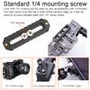 DEKEENSTAR Universal NATO Rail Mount with 1/4 Screws, Low-Profile Quick Release NATO Safety Rail 70mm/3inches Long for NATO Clamp Top Handle Side Handle Camera Rig Monitor Mount view 2
