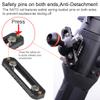 DEKEENSTAR Universal NATO Rail Mount with 1/4 Screws, Low-Profile Quick Release NATO Safety Rail 70mm/3inches Long for NATO Clamp Top Handle Side Handle Camera Rig Monitor Mount view 4