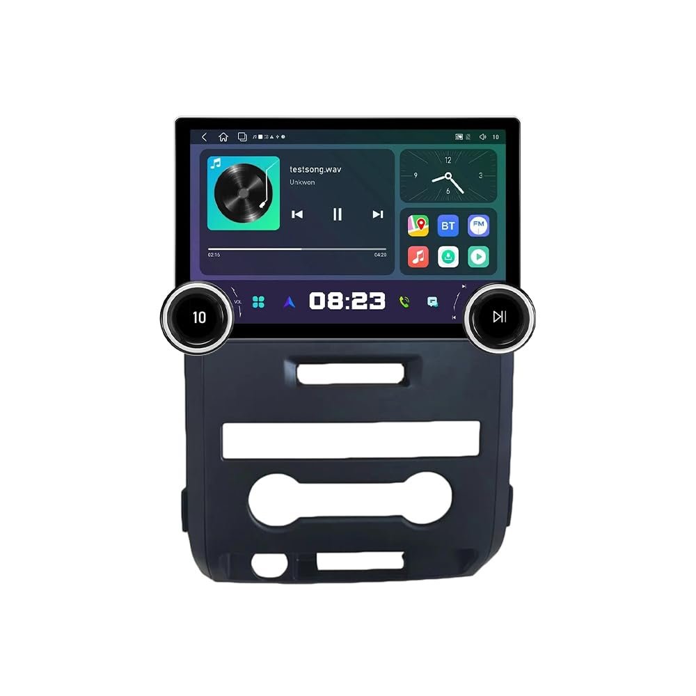 [2G+32G] 10.1" Double Knobs Carplay Android Auto Touchscreen Autoradio Car Stereo GPS NavigationHead Unit WiFi Mirror Link Multimedia Player ForFord F150 Raptor 2009-2012 high Version