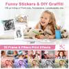 Kids Camera Instant Print, Dual-Lens 48MP Digital Camera for Christmas Birthday Gifts, 1080P Selfie Instant Cameras for Kids with 32GB Card, Instant Print Digital Camera for Girls Boys-Pink view 4