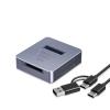 KYZDZQ M.2 to USB-C Docking Station, Aluminum NVMe SSD Reader Adapter for M.2 (M Key & B+M Key) - Supports 2280, 2260, 2242, 2230, 22110 SSDs, Plug and Play view 1