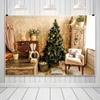 Christmas Backdrop Christmas Interior Decoration Backdrop Christmas Living Room Backdrop Christmas Backdrops for Photography Christmas Backdrop 8x6ft view 4