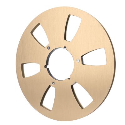 1/4 Inch 10.5 Inch Empty Tape Reel with 6 Hole Design, Aluminum Alloy Nab for, Reel to Reel Tape Players, Generic4y2u6ik0he-15 (JiesekjMn54rC5-13)