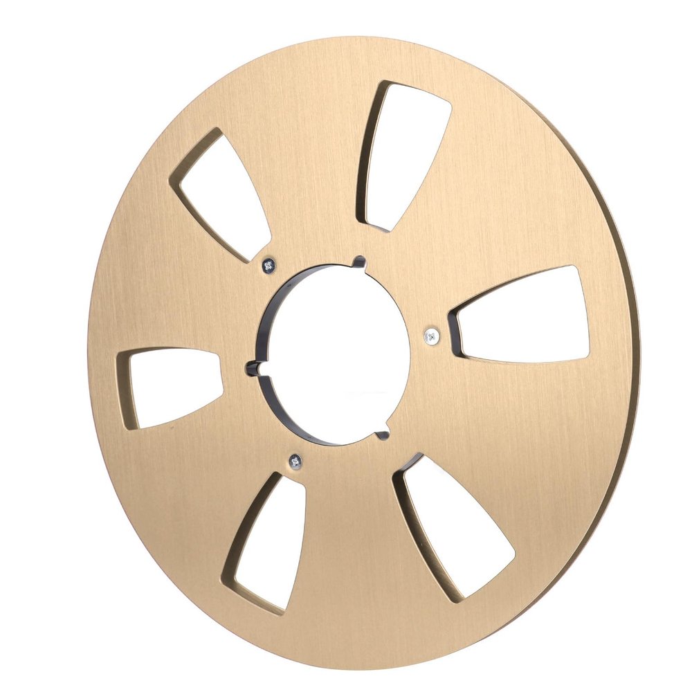 1/4 Inch 10.5 Inch Empty Tape Reel with 6 Hole Design, Aluminum Alloy Nab for, Reel to Reel Tape Players, Generic4y2u6ik0he-15 (JiesekjMn54rC5-13)