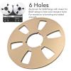 1/4 Inch 10.5 Inch Empty Tape Reel with 6 Hole Design, Aluminum Alloy Nab for, Reel to Reel Tape Players, Generic4y2u6ik0he-15 (JiesekjMn54rC5-13) view 2