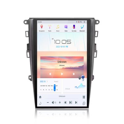 13.6" Qualcomm Android 13 Car Radio for Ford Fusion Mondeo MK5 2013-2021 Stereo Upgrade Tesla Style Dash IPS Touch Screen GPS Navigation Head Unit Audio Multimedia Player (SYNC 28-128GB)