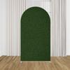 KONPON Sports Football Party Decoration Arched Backdrop Fabric Cover Green Football Field Stretchy Arch Stand Cover for Boys Birthday Baby Shower Decor Supplies(Only Cover) view 2