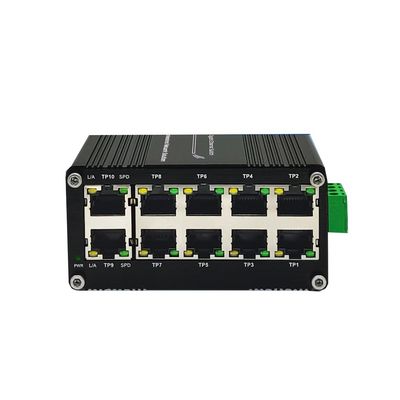 10-Port Gigabit Ethernet Switch - Industrial-Grade Unmanaged Network Hub with Din-Rail or Wall Mount, Full Duplex Desktop,Fast Connection,Plug and Play, Rugged Metal Case, Wide Temperature Range