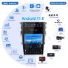 13.6" Qualcomm Android 13 Car Radio for Ford Fusion Mondeo MK5 2013-2021 Stereo Upgrade Tesla Style Dash IPS Touch Screen GPS Navigation Head Unit Audio Multimedia Player (SYNC 38-128GB) view 2