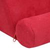 Pwshymi Portable Pillow Tablet Stand Holder, Lightweight Folding Cushion for Bed, Armrest with Red Suede Fabric, Mobile Phone Support view 2
