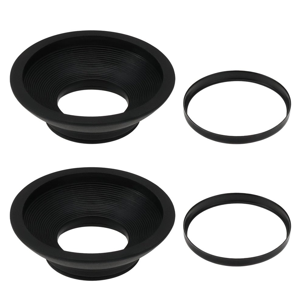 SG Store 2pcs DK-19 Rubber Replacement Eyepiece Eyecup DK-19 Rubber Camera Eyepiece Compatible with Nikon D2 D3 Df D4 D700 D800E D810 F6 F5 Cameras, Black