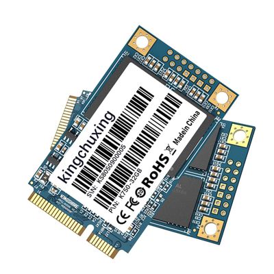 Kingchuxing 128GB mSATA SSD Mini SATA III 6Gb/s Internal Solid State Drive, 3D NAND, Compatible with Ultrabook Desktop PC Laptop