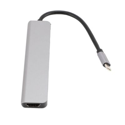 7 in 1 Type C Hub Improve Work Efficiency USB3.0 USB2.0 PD Port Fast Connection Laptop Docking Stations for Tablets Mobile Phone Type C Hub USB C Hub USB C Docking Station Type C