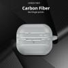 [3 in 1] TSVSXS Carbon Fiber Case Compatible with Samsung Galaxy Buds3/Galaxy Buds3 Pro(2024) with Cleaning Kit & Keychain, Military Shockproof Protective Cover for Woman Man view 2