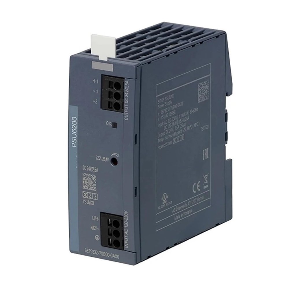CHUNYE 6EP3332-7SB00-0AX0 PSU6200 24V/2.5A Stabilized Power Supply 6EP33327SB000AX0