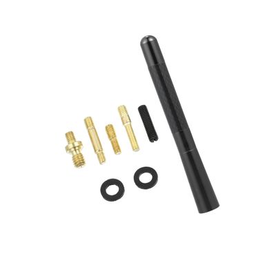Partuto 1 Set 12cm 4.7 Inch Universal Car AM FM Radio Signal Antenna Mast for for Jeep for Dodge for Ram for Ford for Toyota Carbon Fiber Pattern Black Durable Material Replacement