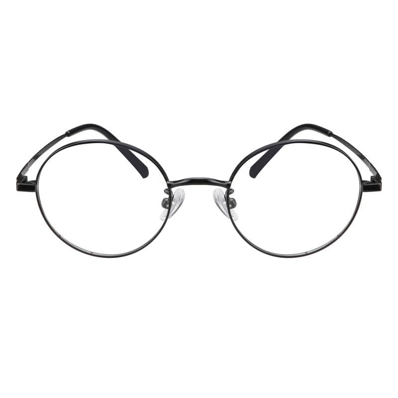 LAMBBAA Blue Light Reading Glasses Classic Fashion Anti Blue Ray Computer Eyeglasses Titanium Frame Clear Lens Eyewear for Women MenBlack+2.75Magnification