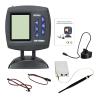 Fish Finders Depth Finders Remote Control Bait Boat Fish Finder 3.5" LCD Perating Range 300m Depth Range 100M Wireless for Boat Kayak Sea Fishing (Color : FF918-CWLS) view 2