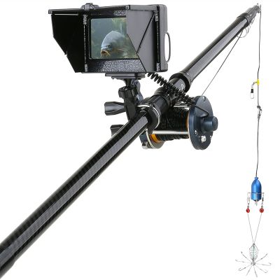 Fish Finders Depth Finders 30M Video Fish Finder 4.3 Inch LCD Monitor Camera Kit for Winter Underwater Ice/River Fishing 195 Degrees Camera for Boat Kayak Sea Fishing