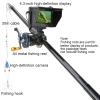 Fish Finders Depth Finders 30M Video Fish Finder 4.3 Inch LCD Monitor Camera Kit for Winter Underwater Ice/River Fishing 195 Degrees Camera for Boat Kayak Sea Fishing view 2