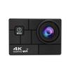Action Camera Outdoor Waterproof 4K Sports Camera Anti-Shake with WiFi Video Camera Remote Control Sports Camera (Color : Black Model : AT-Q44CR) view 2
