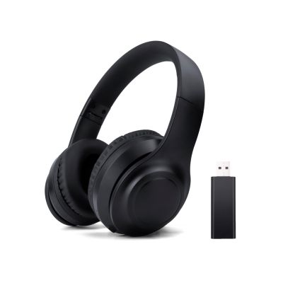 Foldable Wireless TV Headphones, Active Noise Cancelling Headphones, Wireless Bluetooth Headphones with Microphone, High Fidelity Audio Deep Bass Wireless Over-ear Headphones for Adults and Seniors