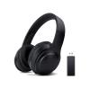 Foldable Wireless TV Headphones, Active Noise Cancelling Headphones, Wireless Bluetooth Headphones with Microphone, High Fidelity Audio Deep Bass Wireless Over-ear Headphones for Adults and Seniors view 1