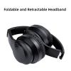 Foldable Wireless TV Headphones, Active Noise Cancelling Headphones, Wireless Bluetooth Headphones with Microphone, High Fidelity Audio Deep Bass Wireless Over-ear Headphones for Adults and Seniors view 4