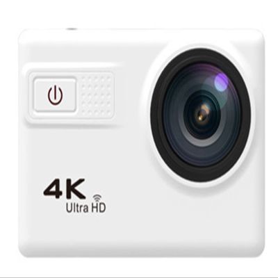 Action Camera HD 4K Sports Waterproof Camera Diving Aerial Photography Riding 2.0 Inch WiFi Sports DV Time Lapse (Color : White Size : Small)