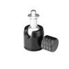FEICHAO Mini Ball Head Panoramic Tripod Head 1/4" Screw to 1/4 3/8 M4 M5 M6 Thread Hole Swivel Tripod Mount for DSLR Camera Camcorder Smartphone (M4 Thread Hole)