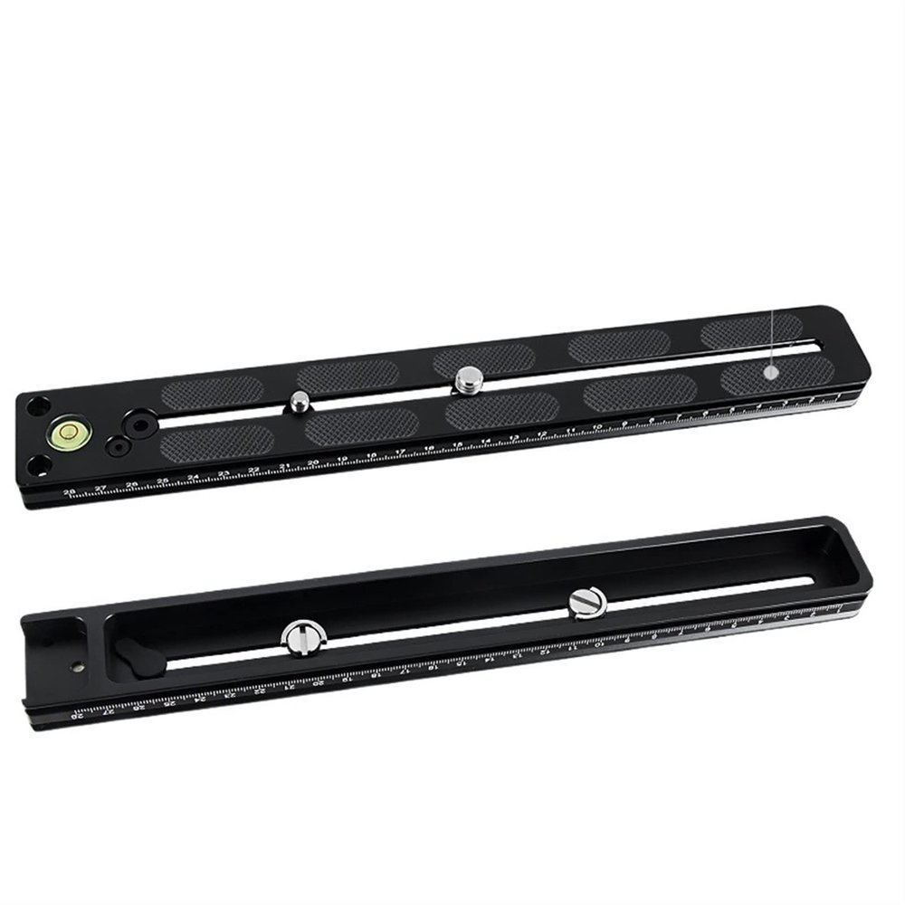 Time Lapse Camera Outdoor Camera Release Plate Telephoto Lens Support Quick Plate Aluminium Long Slide Rail Nodal for DSLR Camera with 3/8 1/4 (Color : 400x38mm) (300x38mm)