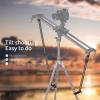 Time Lapse Camera Outdoor Camera Slider Support Arm Stabilizer 2-Pack Adjustable Tripod Stability Arm for Increasing Stability Extendable Poles view 4