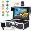 Fish Finders Depth Finders 9 Inch DVR Underwater Fishing Video Camera 1000TVL Fish Finder HD Recorder Waterproof Fishing Camera with 6pcs1W IR LED for Boat Kayak Sea Fishing view 3